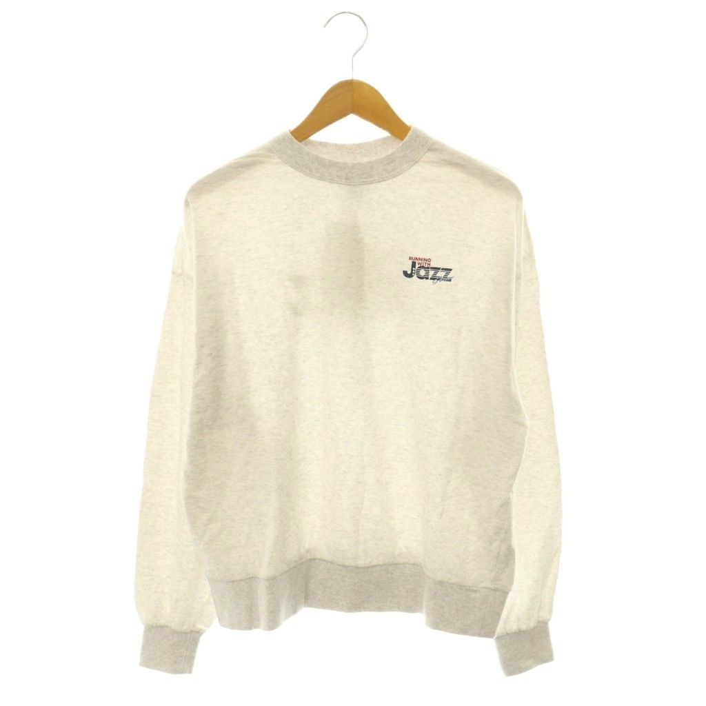 シンゾーン Shinzone 26SS 26SMSCU10 JAZZ GROOVE SWEATSHIRT スウェット トレーナー 長袖 コットン FO グレー /NR ■OS