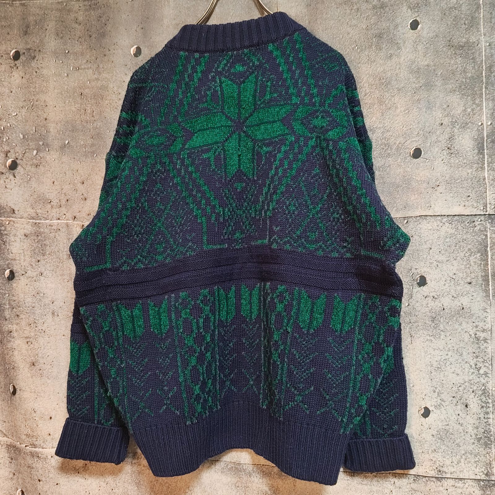 90s Louis Feraud VINTAGE Archive Wool ルイフェロー スノーフレーク 総柄 ニット セーター 90s Louis Feraud VINTAGE Archive Wool ルイフェロー 雪の結晶