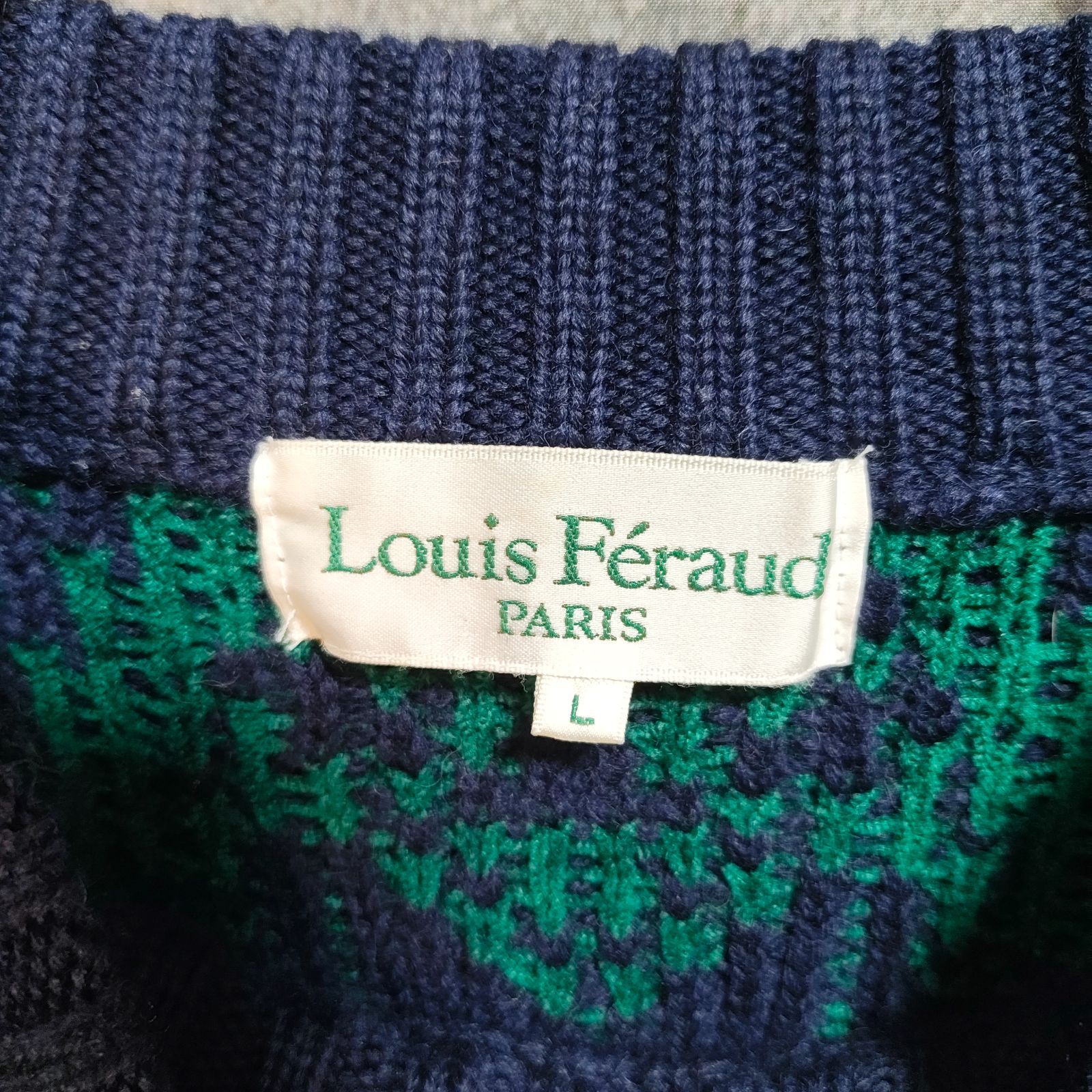 90s Louis Feraud VINTAGE Archive Wool ルイフェロー 雪の結晶