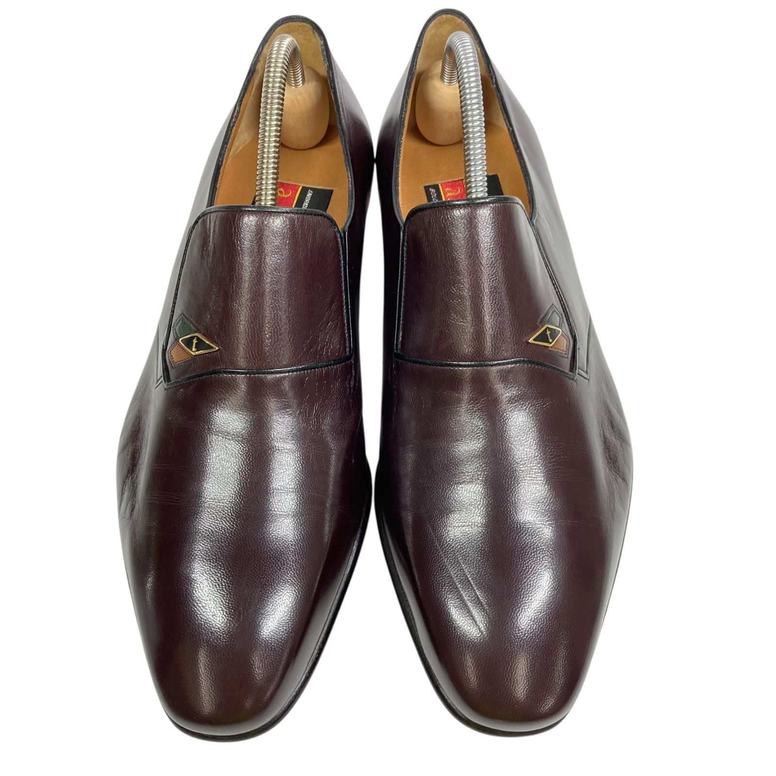 美品【ア・テストーニ】本物 a.testoni 靴 25cm ローファー スリッポン 