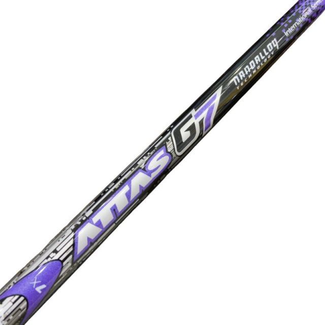 【中古】 テーラーメイドスリーブ付き(Qi4D系) マミヤドライバー用 シャフト ATTAS G7 7 (フレックスX)Bランク ゴルフクラブ