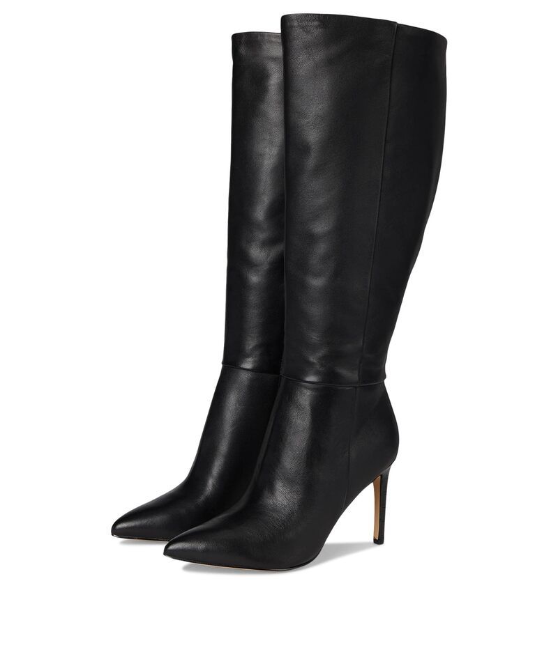 ナインウェスト レディース シューズ ブーツ・レインブーツ Nine West Richy Wide Calf Black Leather ブラック