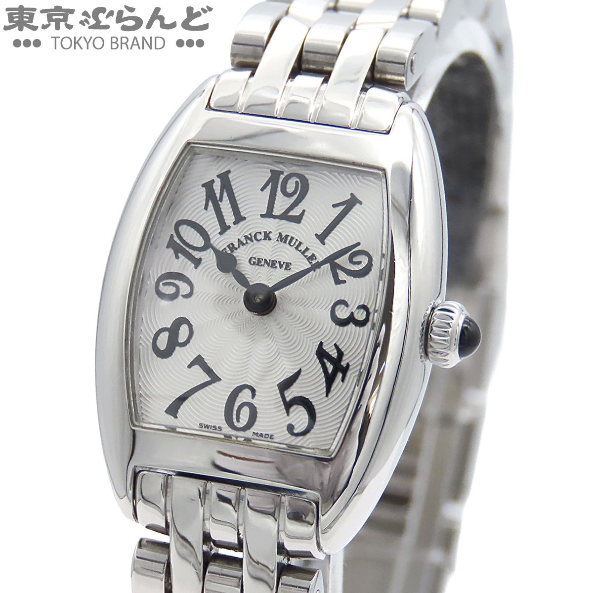 フランクミュラー FRANCK MULLER トノーカーベックス プティ 2502QZ ホワイト SS 箱付き 腕時計 レディース クォーツ式 電池交換済 仕上済 101872170 126,500円