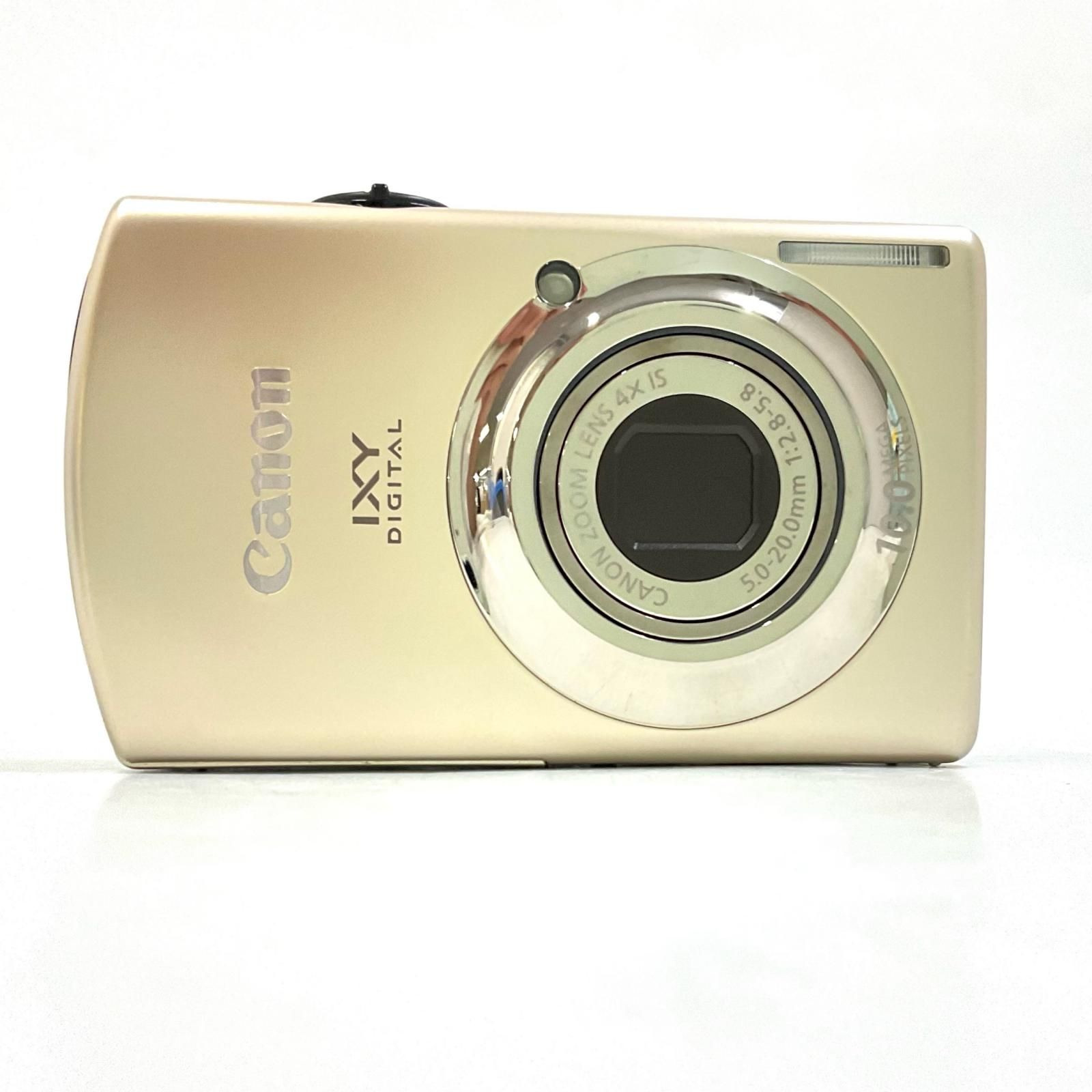 【全額返金保証】【最速発送】Canon コンパクトデジタルカメラ IXY DIGITAL 920 IS ゴールド 美品 動作確認済