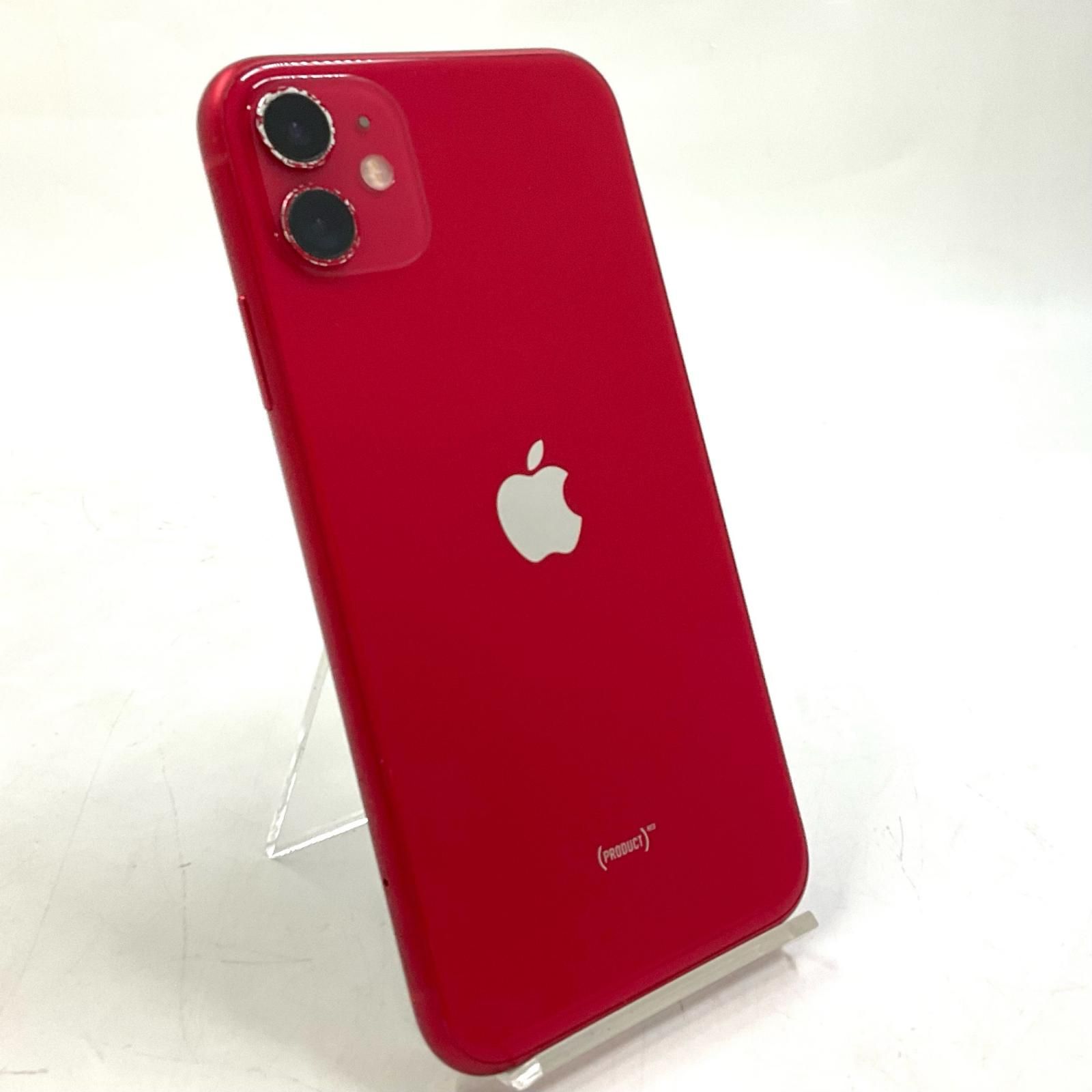 iPhone 11 64GB (PRODUCT)RED SIMフリー 動作確認済 - メルカリ