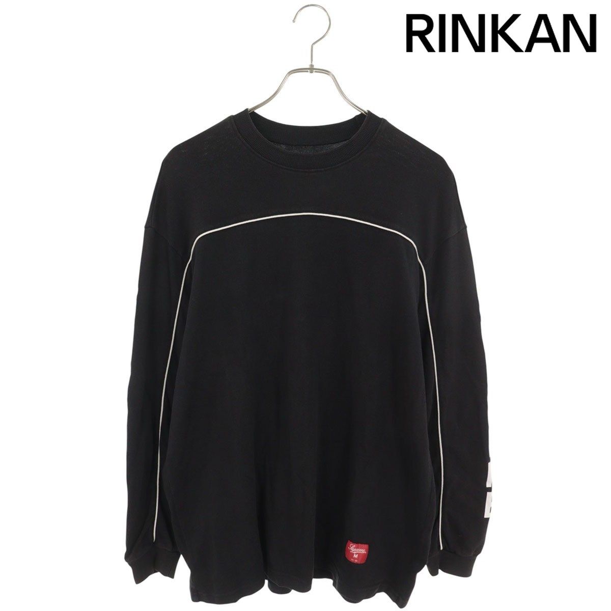 シュプリーム 26SS Paneled Piping L/S TOP クルーネック長袖カットソー メンズ M