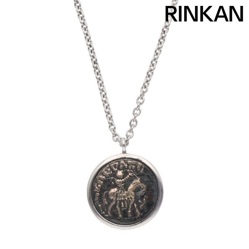 トムウッド Coin Pendant シルバーコインネックレス メンズ