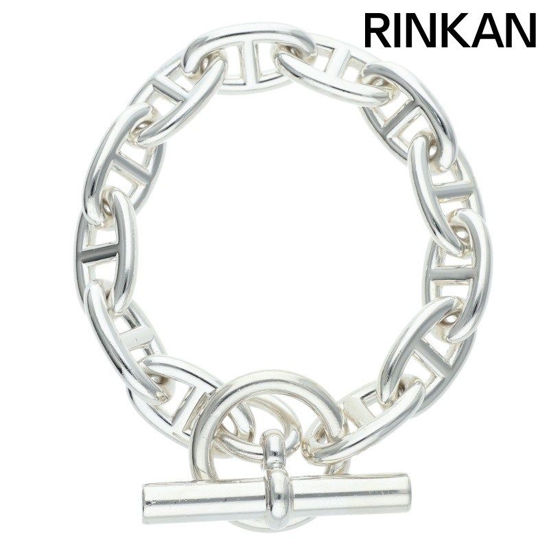 エルメス Chaine d'Ancre GM シェーヌダンクルGMシルバーブレスレット メンズ 12LINK