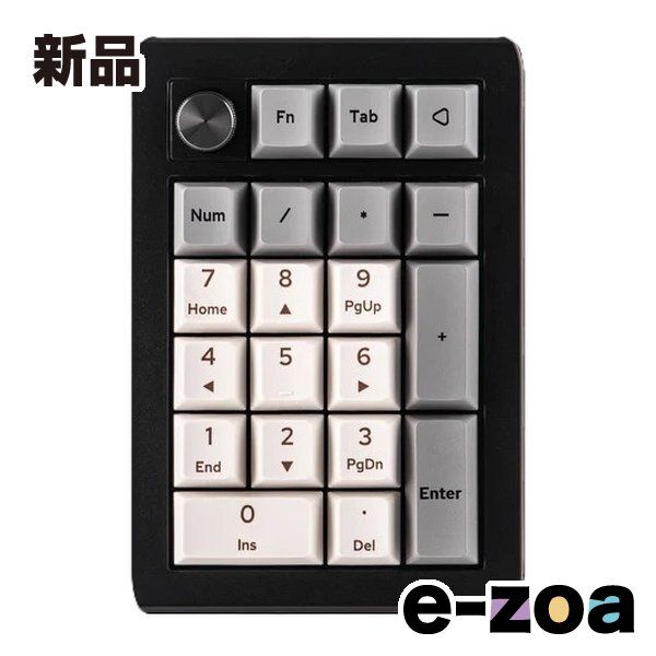 EPOMAKER（エポメーカー） EK21 VIAガスケットテンキー ウィステリアリニアスイッチ/ブラックシルバー EM-EK21-BS-W-V2 (2679232)