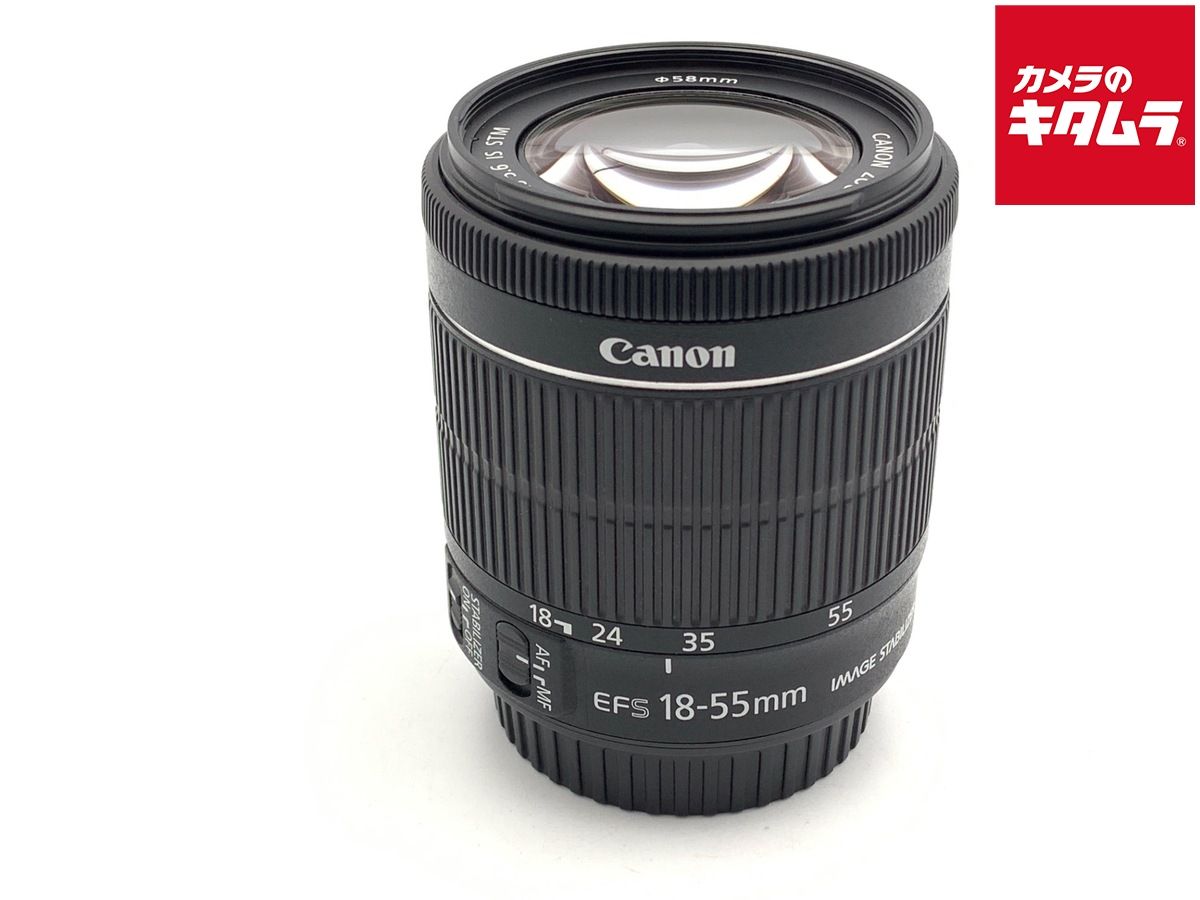 【中古】 【良品】 キヤノン EF-S18-55mm F3.5-5.6 IS STM 9,990円