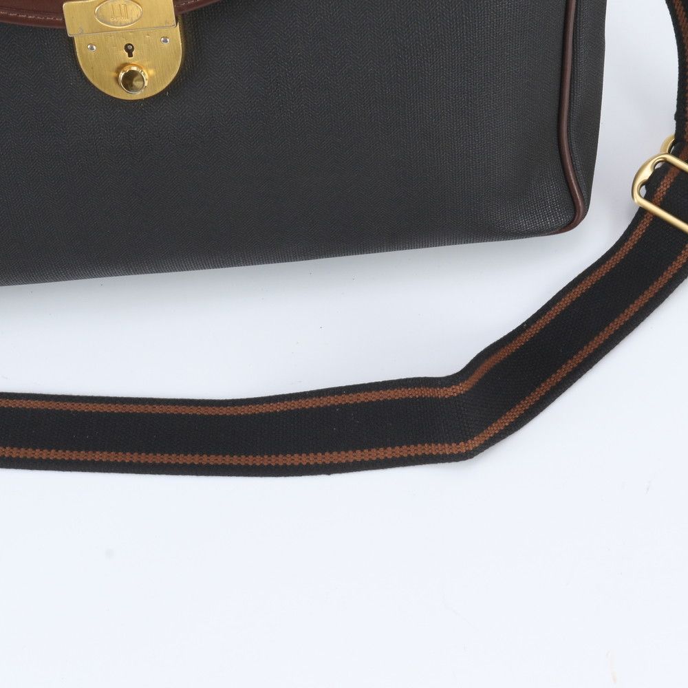 送料無料】美品 ダンヒル レザー 2WAY ビジネス バッグ 斜め掛け