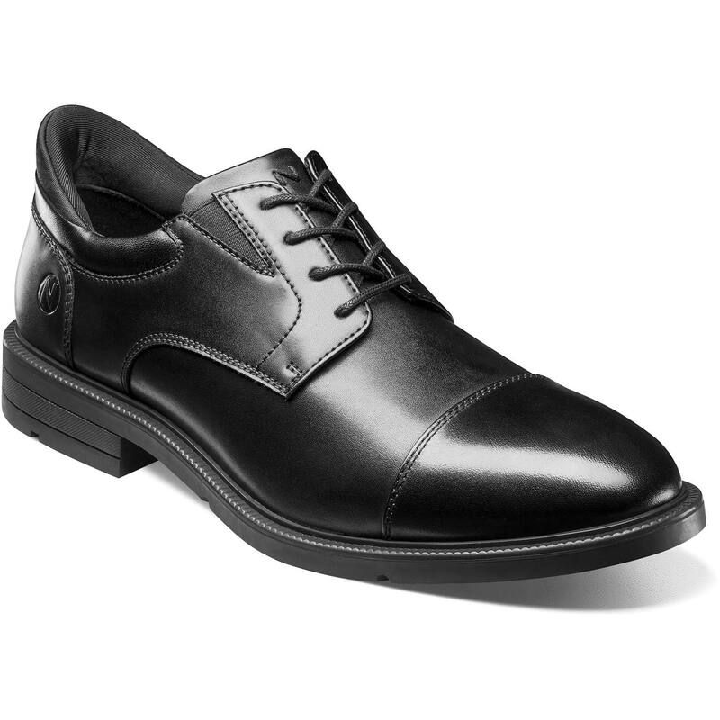 ノンブッシュ メンズ シューズ オックスフォード キャップ Nunn Bush KoreZ Icon Mens CapToe Oxford Shoes Black ブラック
