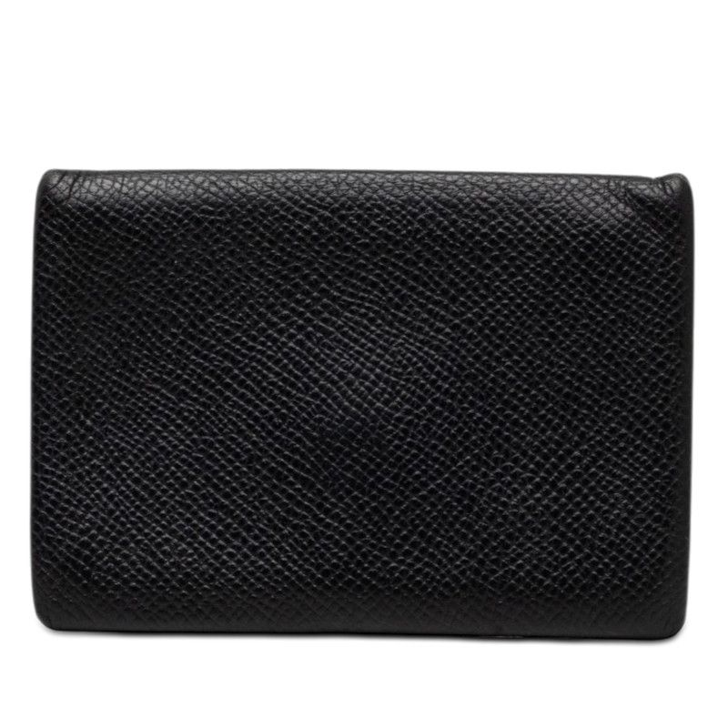 エルメス カルヴィデュオ 名刺入れ 小銭入れ ブラック ヴォーエプソン レディース HERMES【1-0278623】
