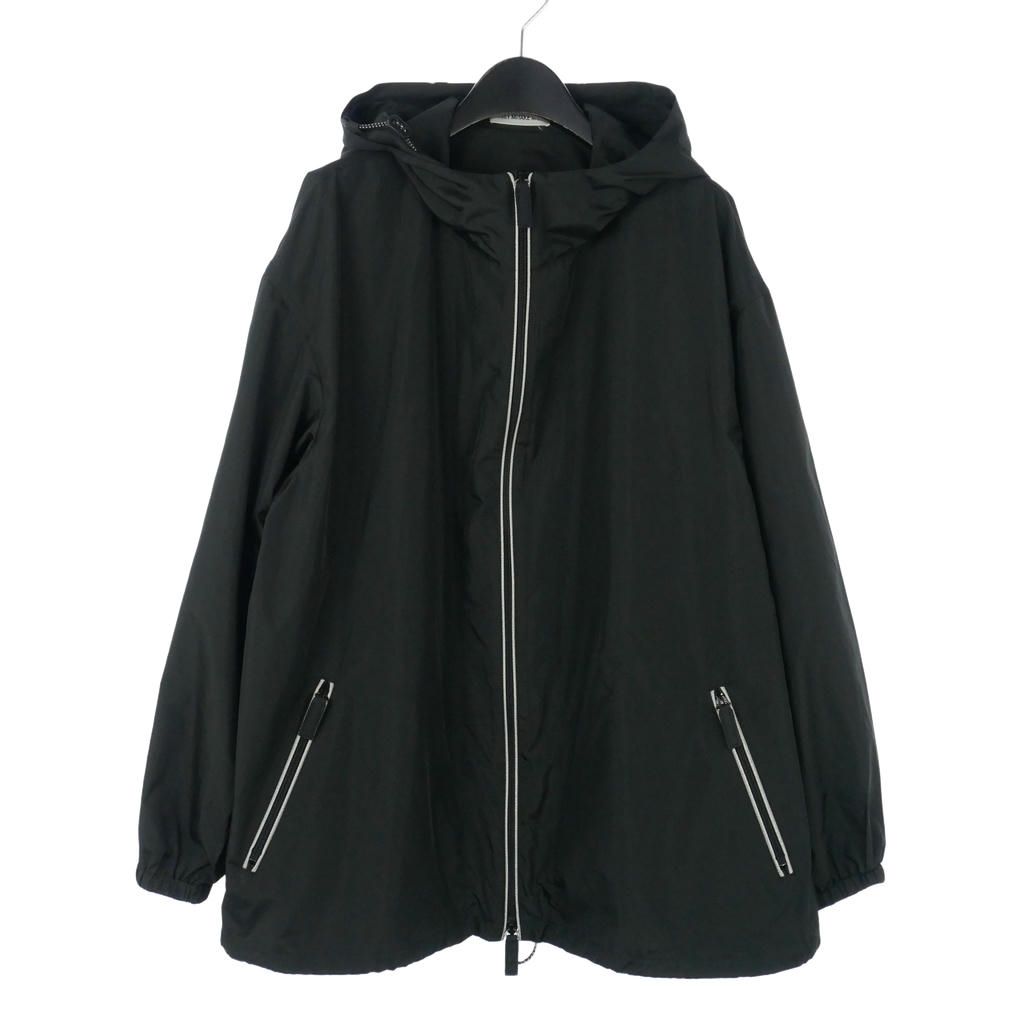 イッセイミヤケメン ISSEY MIYAKE MEN 00AW TRAVEL期 リフレクター パイピング パラシュート ナイロンジャケット パーカー ブルゾン 2 黒 ブラック ME03FA591