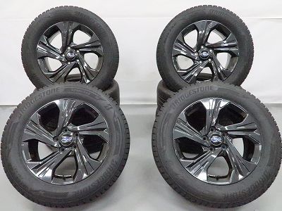 4本 スバル クロストレック ツーリング 純正 17インチ 7J +55 5H 114.3 スタッドレス BRIDGESTONE BLIZZAK DM-V3 2023年 225/60R17 ENKEI製