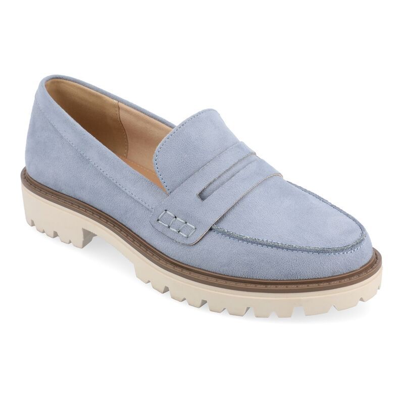 ジュルネ コレクション レディース シューズ スリッポン・ローファー Journee Collection Kenly Tru Comfort Foam Womens Loafers Blue ブルー