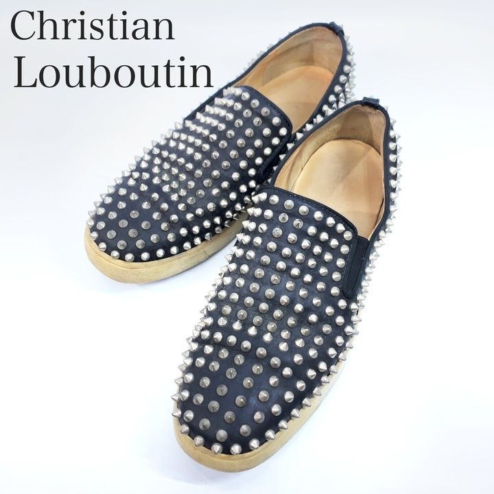 Christian Louboutin クリスチャン ルブタン レザー スタッズ