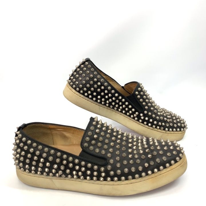 Christian Louboutin クリスチャン ルブタン レザー スタッズ 