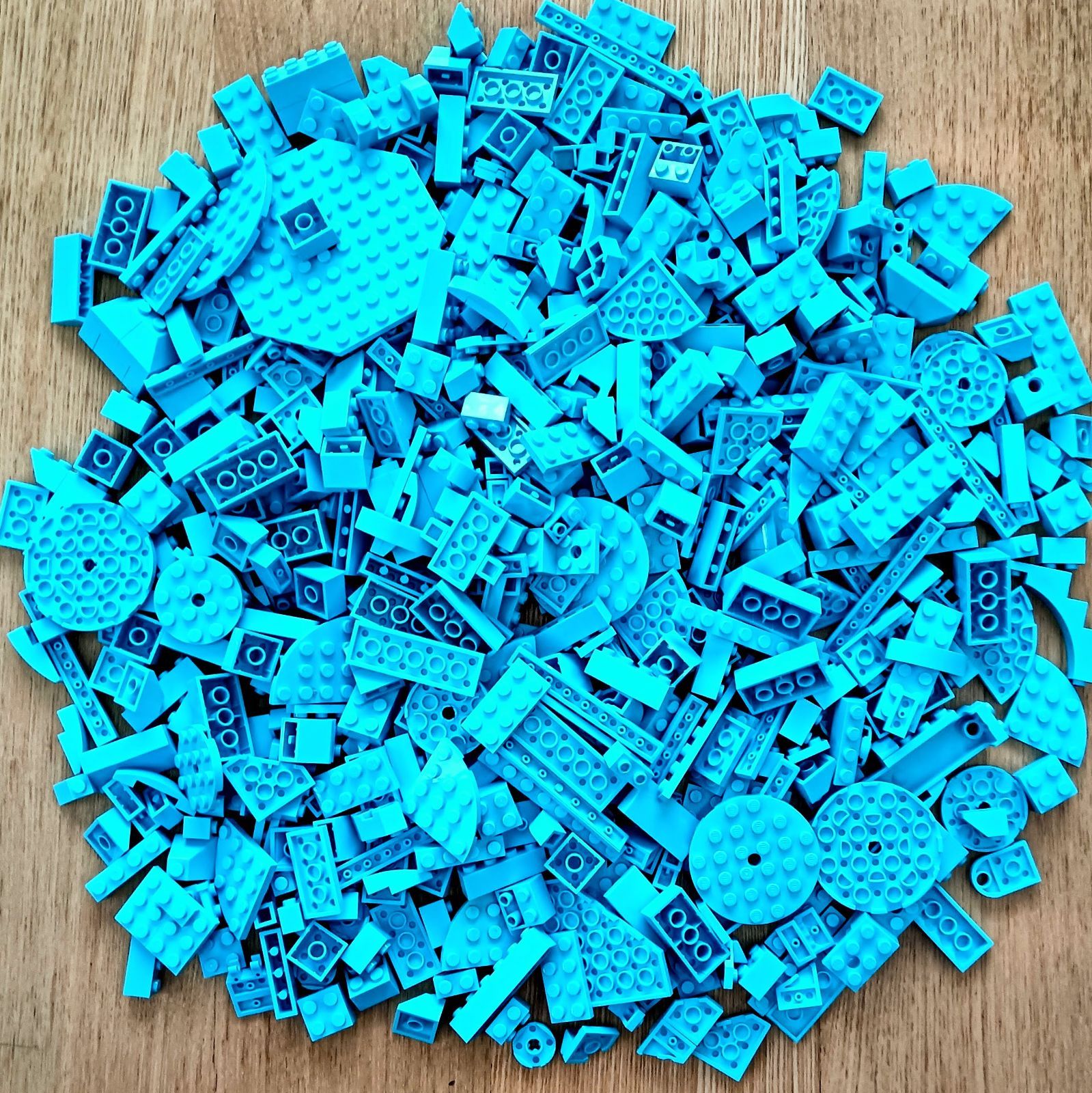レゴ 正規品 中古 まとめ売り 約700g ミディアムアズール 大量 レゴ