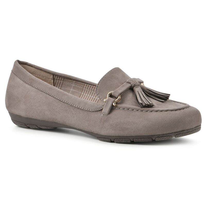 クリフバイホワイトマウンテン レディース シューズ スリッポン・ローファー Cliffs By White Mountain Gush Womens Flats Taupe Suedette トープ