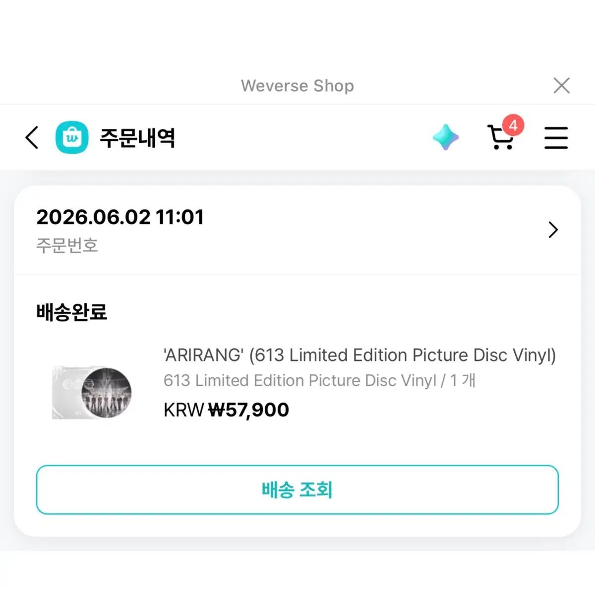 ARIRANG 613 LE PD Vinyl