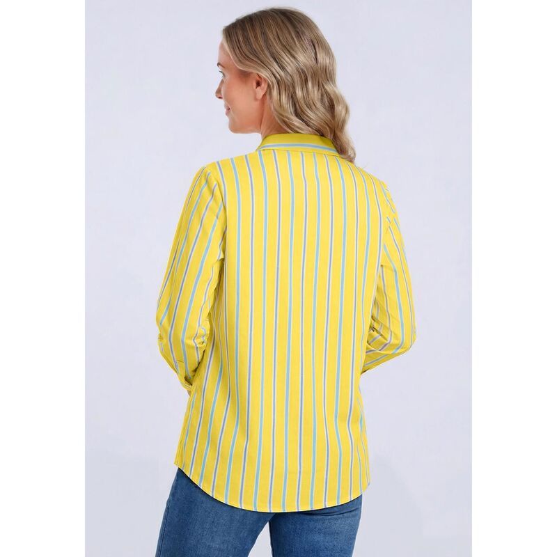 ウーマン ウィズイン レディース トップス シャツ プラスサイズ Woman Within Plusize Perfect Long Sleeve Shirt Heart Stripe Multi マ