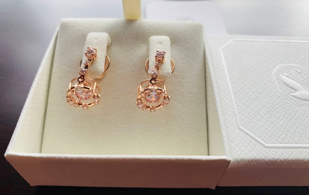 新品　スワロフスキーSwarovski Constella ドロップピアス