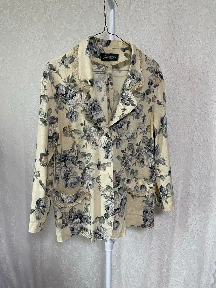 ヴィンテージ フラワー レース ジャケット