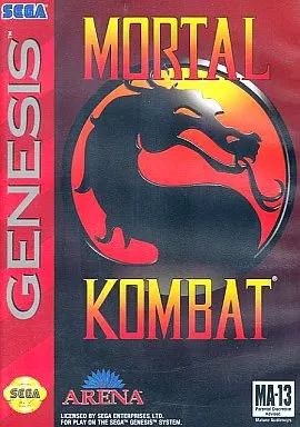 【中古】ジェネシスソフト(海外版メガドライブ) GENESIS版 MORTAL KOMBAT