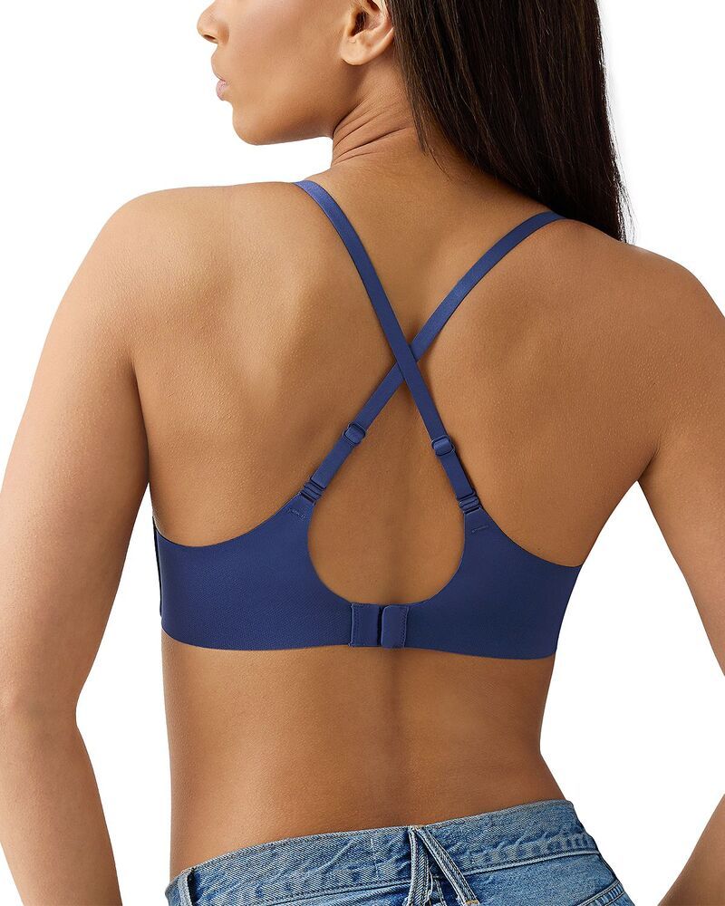 ビーテンプティッド レディース トップス シャツ btemptd by Wacoal Spotlight Wirefree TShirt Bra Crown Blue ブルー