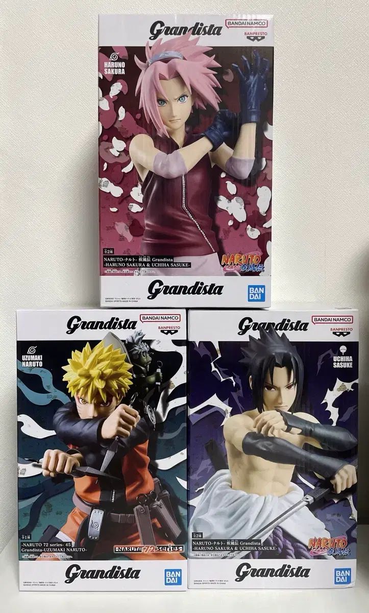 まとめ NARUTO -ナルト- うちは サスケ さくら Grandista（グランディスタ） フィギュア 未開封