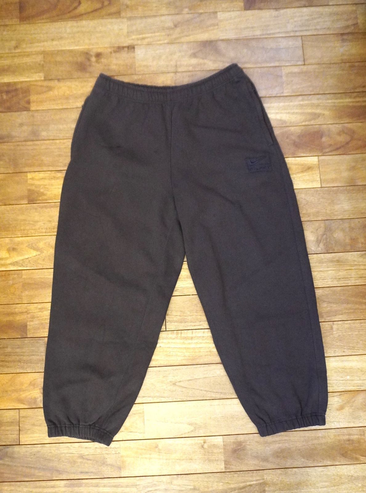 ◆NIKE STUSSY スウェットパンツ ダークブラウン サイズM USED