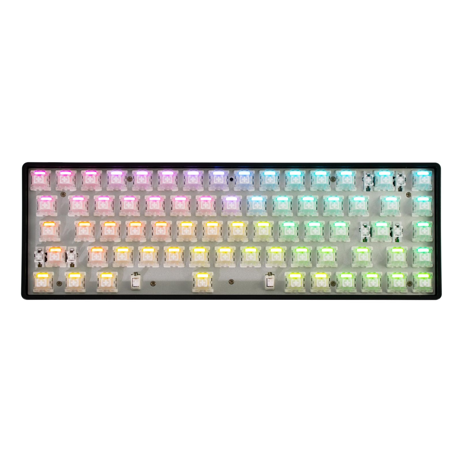 DrunkDeer G65 eスポーツゲーミングキーボード、ラピッドトリガーキーボード - ホール効果スイッチ - 磁気スイッチ - ラストウィン＆リリースデュアルトリガーモード - 調整可能な作動、黒い - ベアボ [Black-No (Barebone)] 8,940円