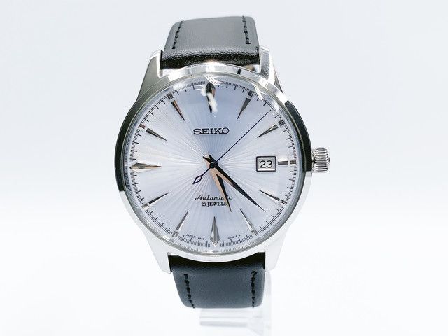 セイコー Seiko メカニカル Cocktail Time 6R15-01S0 自動巻 メンズ 腕時計 シルバー文字盤