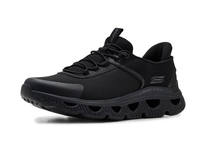 スケッチャーズ メンズ シューズ スニーカー BOBS from SKECHERS Bobs Arch Waves Slick Turn Slipins BlackBlack ブラック