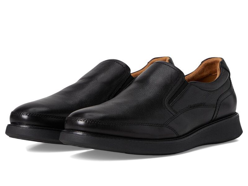 フローシャイム メンズ シューズ スリッポン・ローファー Florsheim Launch Moc Toe SlipOn Black ブラック