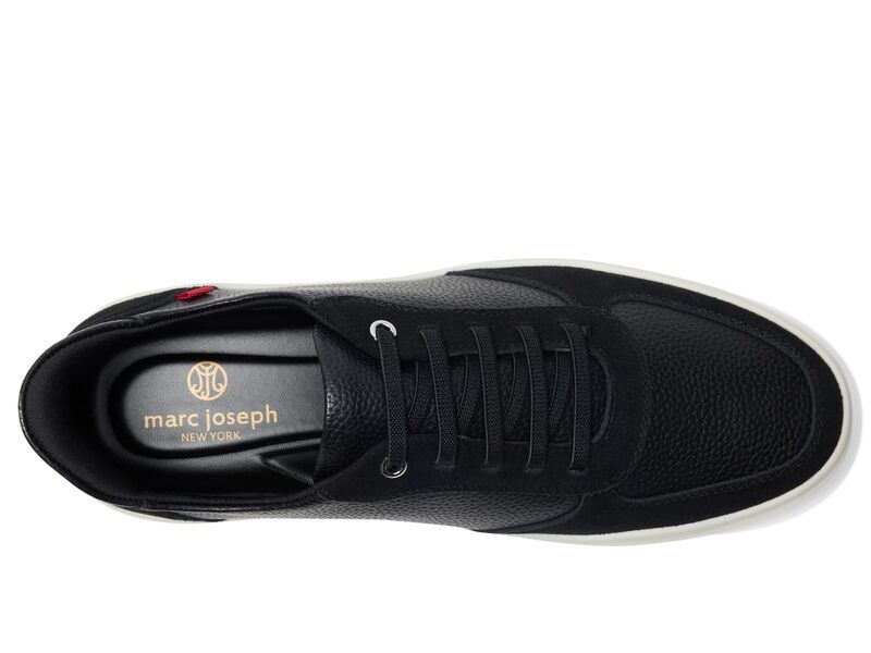 マークジョセフニューヨーク メンズ シューズ スニーカー Marc Joseph New York Main Street Hands Free Technology Black Grainy Le マークジョセフニューヨーク メンズ シューズ スニーカー Marc Joseph New York Main Street Hands Free Technology Black Grainy Le
