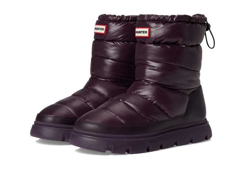 ハンター レディース シューズ ブーツ・レインブーツ Hunter Maribels Dark Purple パープル