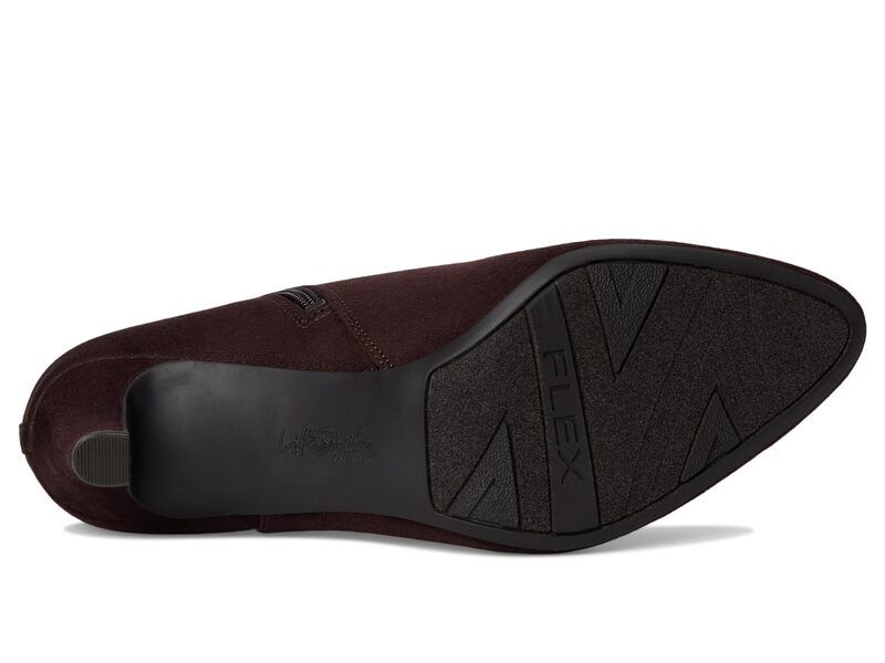 ライフストライド レディース シューズ ブーツ・レインブーツ LifeStride Glow Zip Short Boots Dark Chocolate チョコレート