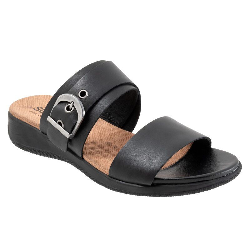 ソフトウォーク レディース シューズ サンダル SoftWalk Toki Black ブラック
