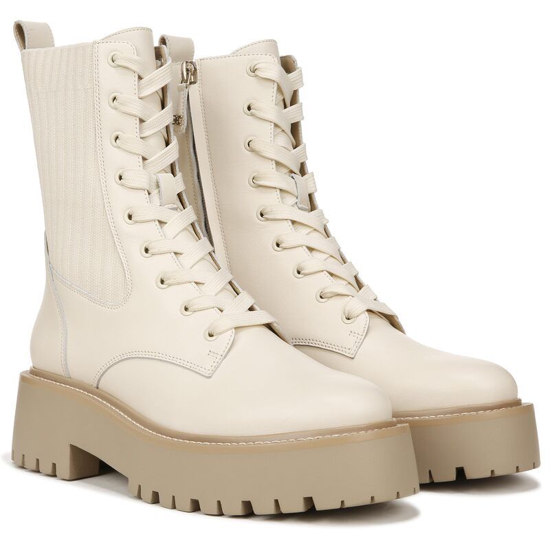 サムエデルマン レディース シューズ ブーツ・レインブーツ Sam Edelman Evina Mod Ivory アイボリー