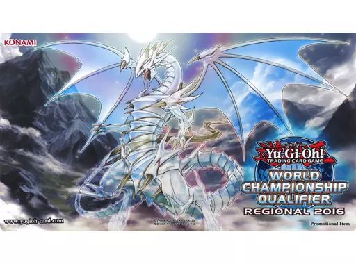 【中古】サプライ 遊戯王OCG 英語版 デュエルフィールド(プレイマット) 青眼の精霊龍 World Championship Qualifier Regional 2016：WCQ2016 ワールドチャンピオンシップ2016