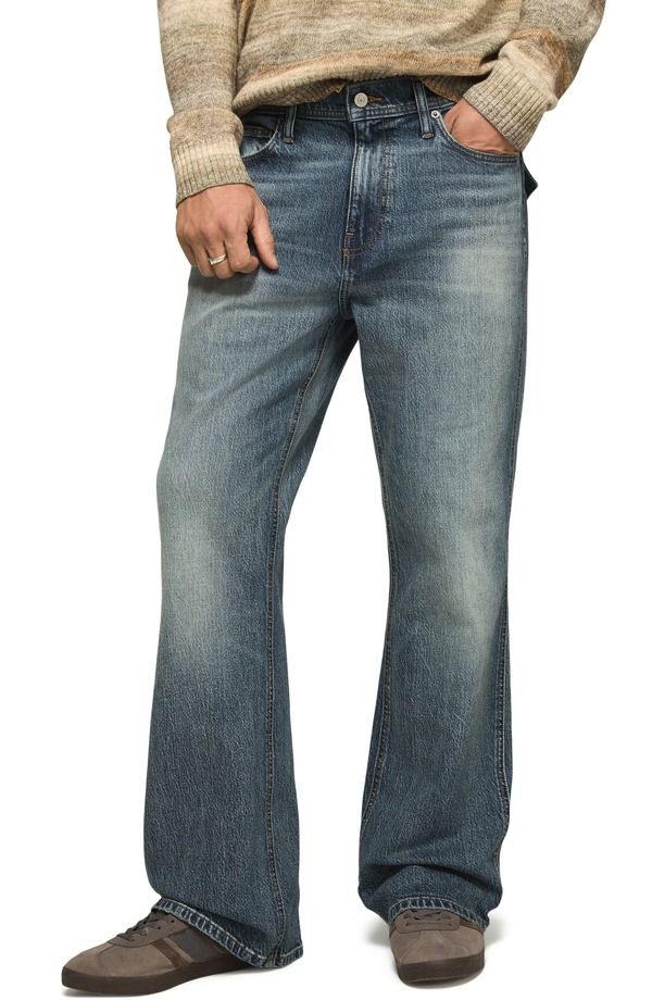 ラッキーブランド メンズ ボトムス デニムパンツ ブーツカット ブーツ ジーンズ Lucky Brand Baggy Bootcut Jeans Quantum Leap