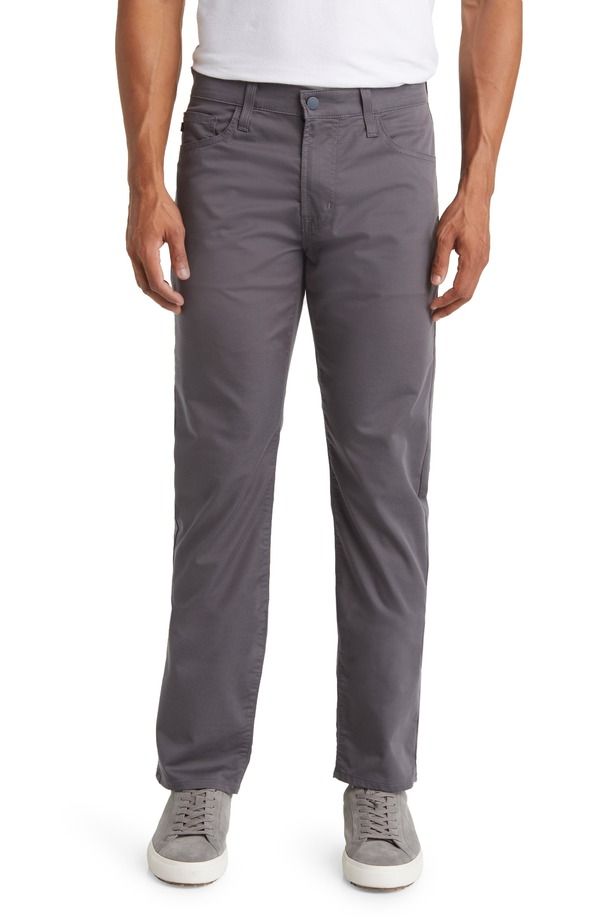 エージー メンズ ボトムス カジュアルパンツ AG Everett Commuter Performance Slim Straight Pants Folkestone Grey グレー