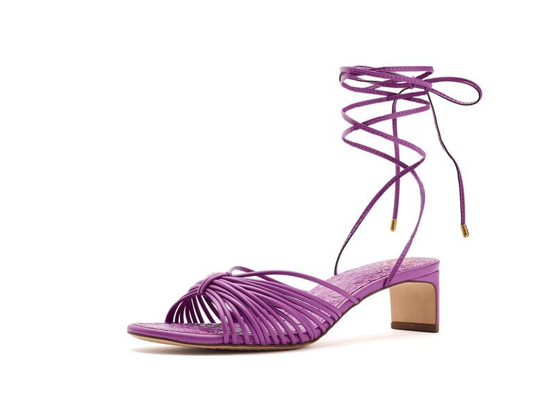 ヴィンスカムート レディース シューズ ヒール サンダル アンクル Vince Camuto Lory Ankle Wrap Kitten Heel Sandals Orchid Blossom