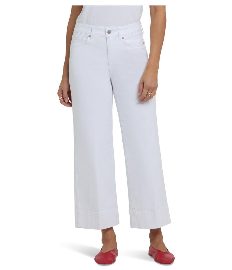 エヌワイディージェイ レディース ボトムス デニムパンツ アンクル ジーンズ NYDJ Teresankle Jeans in Optic White ホワイト
