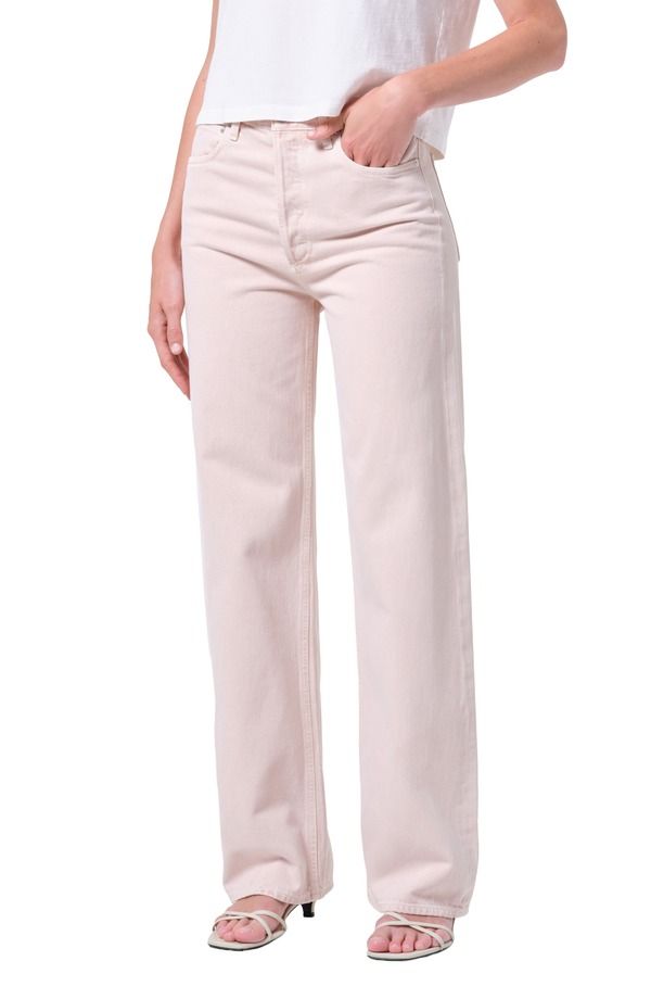 アゴルド レディース ボトムス デニムパンツ ワイドレッグ ハイウエスト ジーンズ AGOLDE Ren High Waist Wide Leg Jeans Foundation Pas