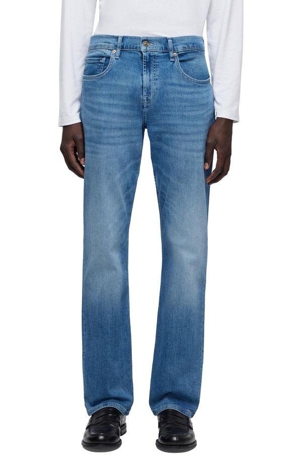 セブンフォーオールマンカインド メンズ ボトムス デニムパンツ ストレート ジーンズ 7 For All Mankind Austyn Relaxed Straight Leg Jeans Tail