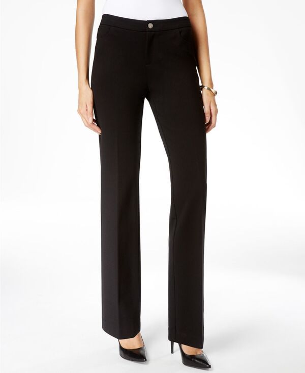 アンクライン レディース ボトムス カジュアルパンツ フレア Anne Klein Womens Flare Leg Compression Pant Black ブラック