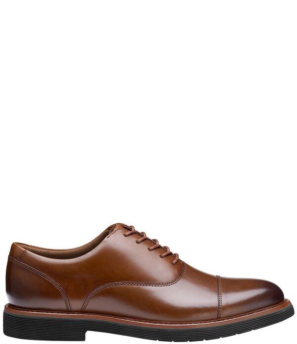 ジョンストンアンドマーフィー メンズ シューズ オックスフォード キャップ レザー Johnston Murphy Mens Tyson Leather Cap Toe Oxfords Tan タン